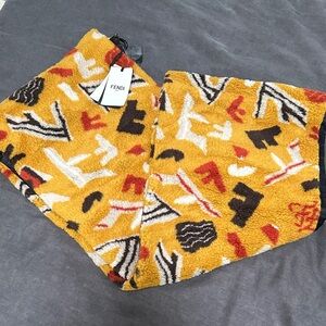 Fendi Multicolor Patterned Scarf